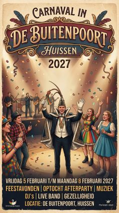 Carnaval 2027 bij De Buitenpoort